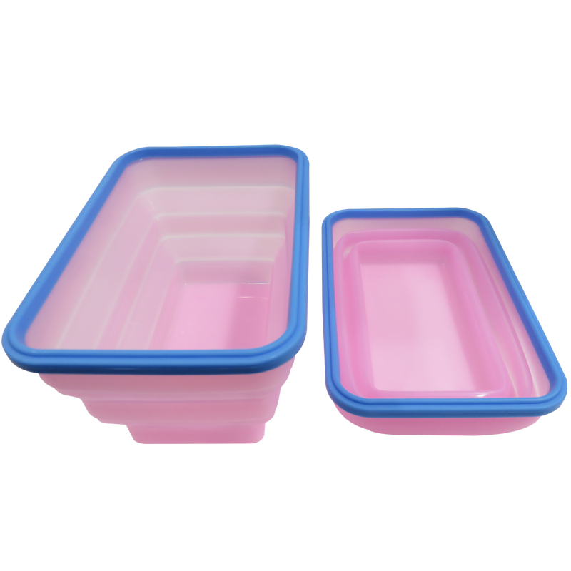 長方型三段伸縮密封保鮮盒