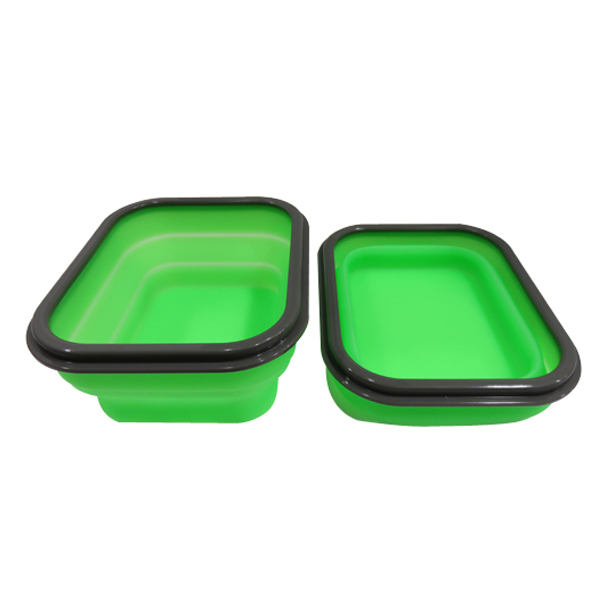 伸縮密封保鮮盒附湯匙叉子