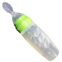 嬰兒專用喂食器,嬰兒專用喂食湯匙含容器瓶